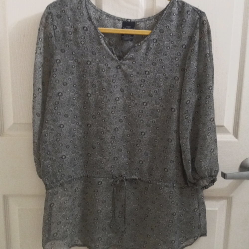 Faded Glory Ladies S Semi Sheer Top Tunic Casual Versatile